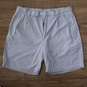 Stays Cool Cotton Pleated Front Seersucker Sl 